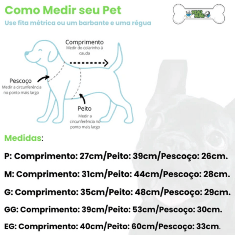 Roupa Suéter de Tricot Para Cachorro - Pet Date