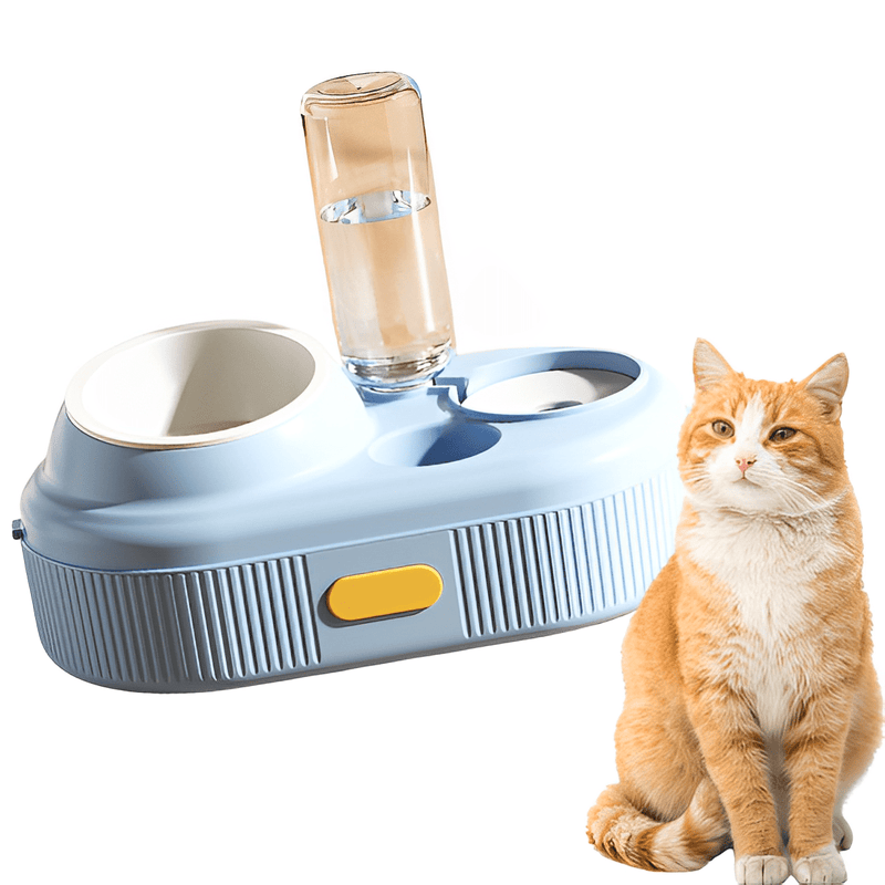 comedouro para gatos, melhor comedouro para gatos, comedouro ergonomico para gato, comedouro e bebedouro para gato, mundomiauauau, miauauau