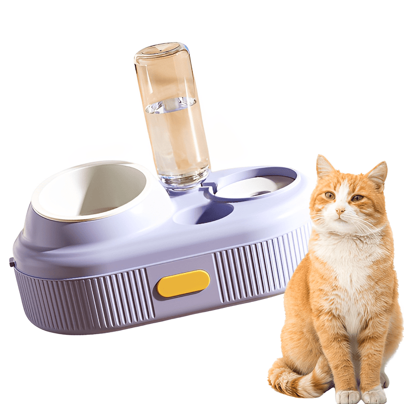 comedouro para gatos, melhor comedouro para gatos, comedouro ergonomico para gato, comedouro e bebedouro para gato, mundomiauauau, miauauau
