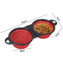 comedouro e bebedouro para cachorro, comedouro portátil para cachorro, bebedouro para cachorro, tigela para cachorro, mundomiauauau, miauauau