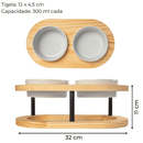 comedouro duplo para cachorro, comedouro para gato, comedouro ergonômico para cachorro, comedouro ergonômico para gato, comedouro pet de porcelana, comedouro de porcelana para cachorro, comedouro de madeira pet, comedouro duplo de porcelana, miauauau