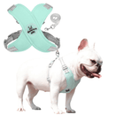 coleira para cachorro, guia peitoral para cachorro, coleira para bulldog, guia peitoral para bulldog, coleira duomm, peitoral para cachorro duomm, coleira para cachorro médio, coleira para cachorro pequeno, mundomiauauau, miauauau, coleira verde