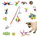 brinquedo para gatos, brinquedo interativo para gatos, kit de brinquedo para gatos, ratinho para gatos, mundomiauauau, miauauau