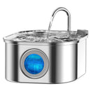 Bebedouro Inteligente para Gatos 3.2L em Aço Inox com Sensor e Janela Transparente
