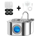 Bebedouro Inteligente para Gatos 3.2L em Aço Inox com Sensor e Janela Transparente