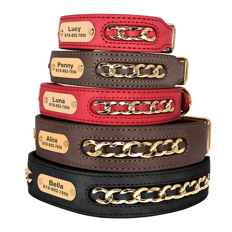 coleira para cachorro, coleira de couro para cachorro, coleira personalizada para cachorro, coleira para cães, melhor coleira anti fuga, mundomiauauau, miauauau