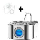 Bebedouro Inteligente para Gatos 3.2L em Aço Inox com Sensor e Janela Transparente