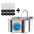 Bebedouro Inteligente para Gatos 3.2L em Aço Inox com Sensor e Janela Transparente