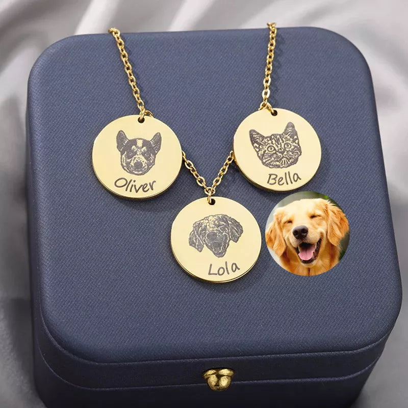 colar personalizado pet, colar com pingente pet, pingente pet personalizado, mundomiauauau, miauauau
