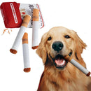 brinquedo interativo para cachorro cigarette, brinquedo criativo para cães, brinquedo de comer para cachorro, marlboro pet, marlboro para cachorro