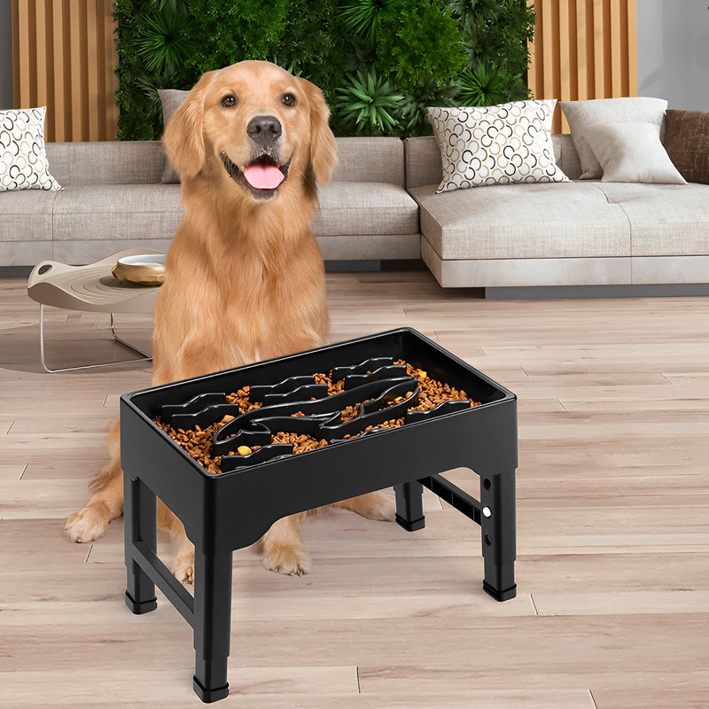 comedouro lento para cachorro, comedouro para cachorro pequeno, comedouro para cachorro médio, comedouro para cachorro grande, comedouro para filhote, mundomiauauau, miauauau