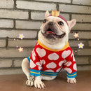 Roupa Suéter de Tricot Para Cachorro - Pet Date - mundomiauauau