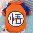 roupa pet, roupa pet para gato, blusa pet para gato, blusa para gato, casaco para gato, roupa dragon ball para gato, camisa dragon ball para gato, casaco dragon ball para gato, mundo miauauau, miauauau
