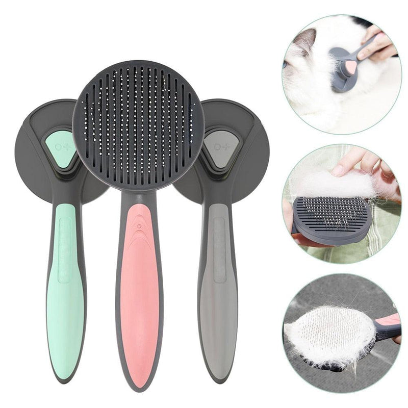 Escova Removedora de Pelos para Pet - mundomiauauau