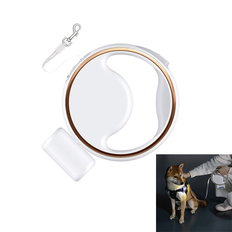 coleira para cachorro, coleira retrátil para cachorro, coleira para cachorro médio, coleira para cachorro pequeno, coleira para raças pequenas, mundomiauauau, mundo miauauau, guia para cachorro