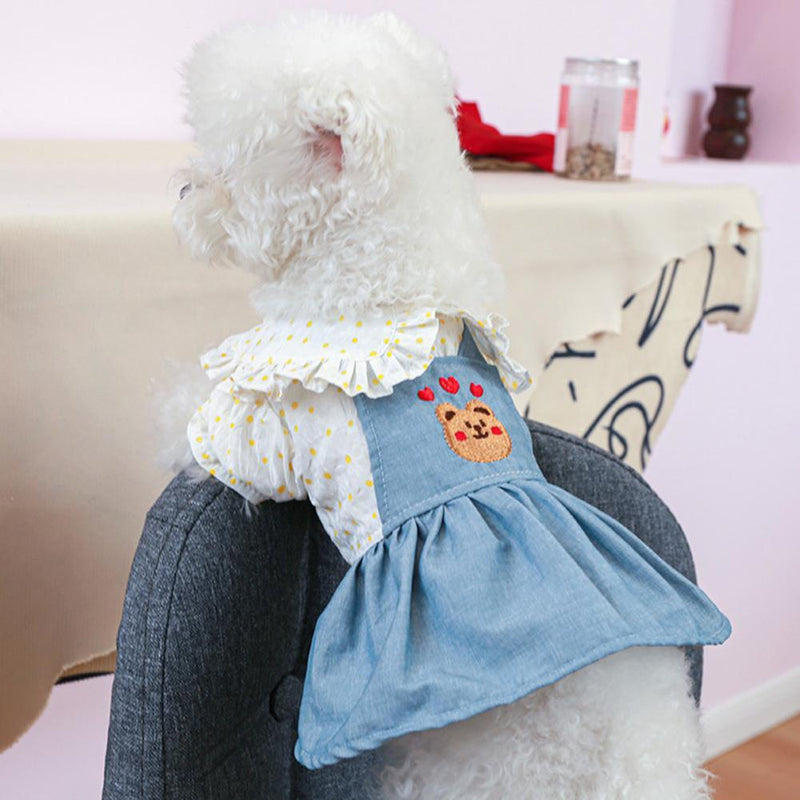 vestido pet, vestido para cachorro pequeno, vestido para cães pequenos, maltês, shih tzu, bulldog, poodle, yorkshire, mundomiauauau, miauauau